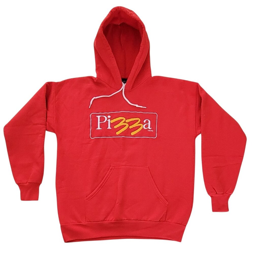 VTG McDonald’s Pizza Hoodie Sweatshirt | Golden Arches Logo | 90s Y2K RARE | NOS